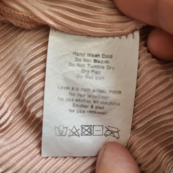 ASTR the label pink rose pleated top size XL - Picture 3 of 6